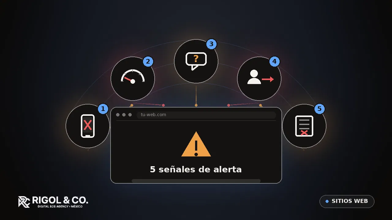 Portada: 5 señales de que tu web te está costando clientes