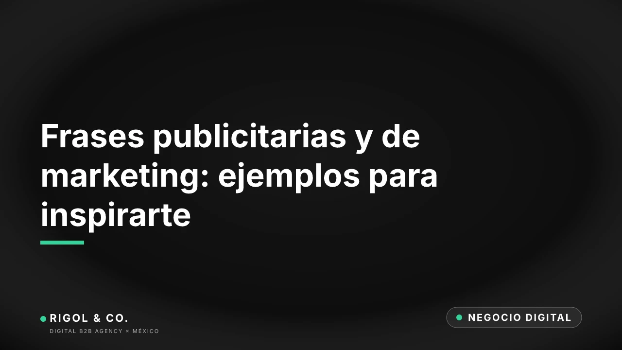 Portada: Frases publicitarias y de marketing: ejemplos para inspirarte