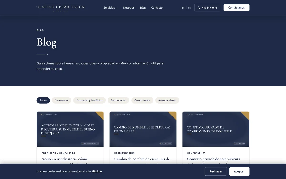 Blog del despacho
