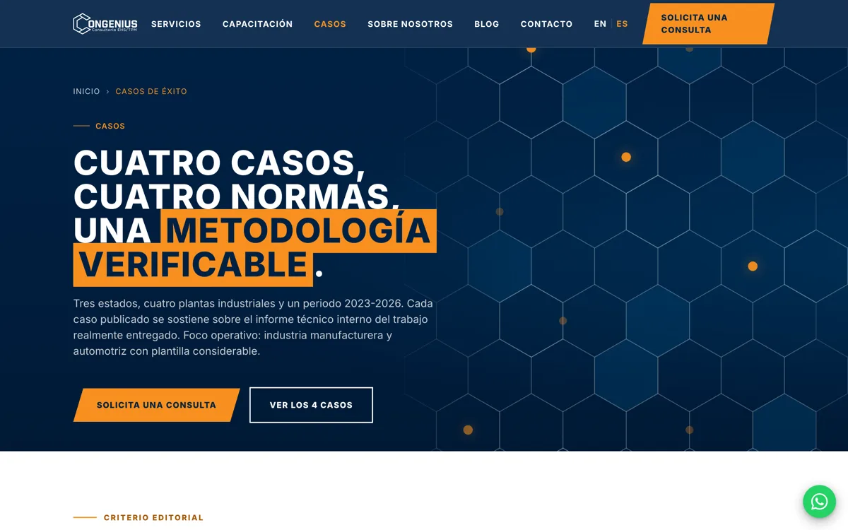 Casos de Congenius