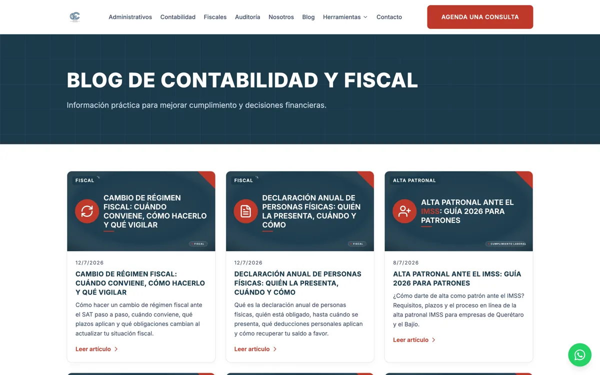 Blog fiscal de Grupo CerVel